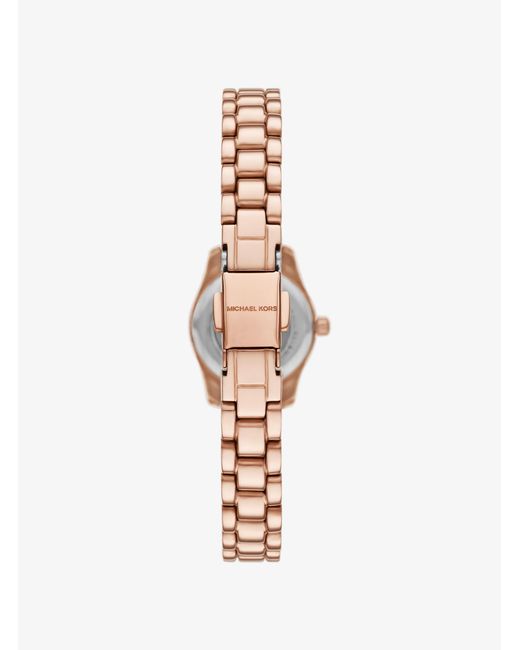 Michael Kors White Mk Petite Lexington Pavé-Tone Watch And Jewelry Gift Set