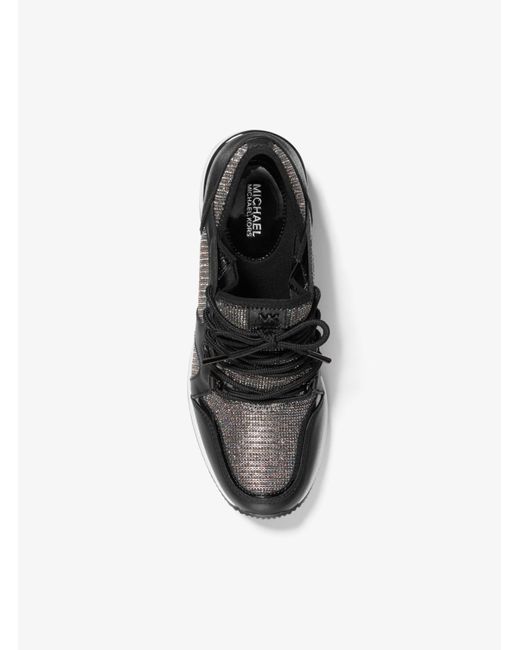 michael michael kors liv bubble trainer sneakers