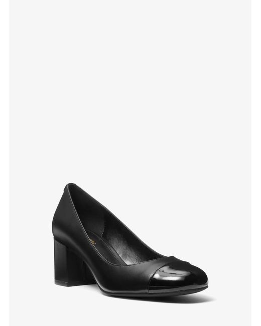 MICHAEL Michael Kors Black Mk Perla Flex Leather Pump