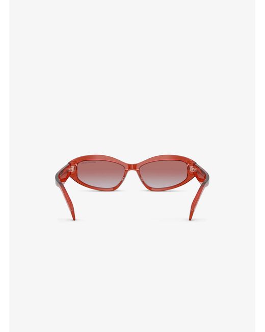 Michael Kors Pink Oval Sunglasses