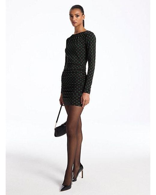 MICHAEL Michael Kors Mk Dot Ruched Stretch Matte Jersey
