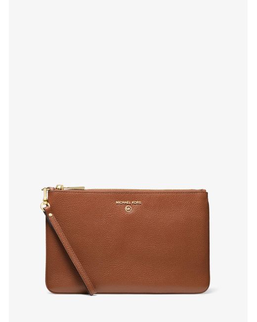 Michael kors outlet leather wristlet
