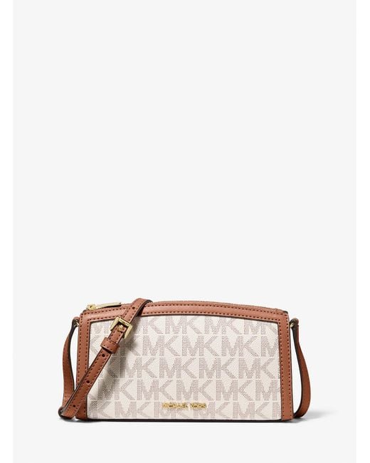 Mk Borsa A Tracolla Jet Set Media Con Logo di Michael Kors Outlet in Multicolor