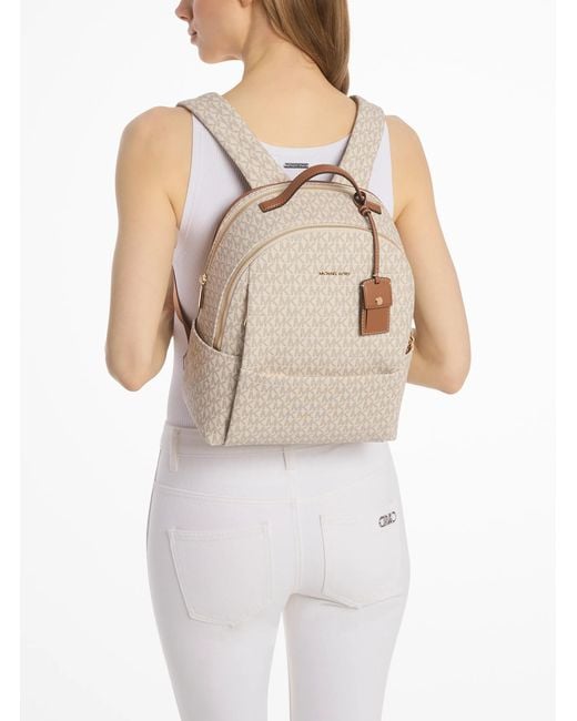 Michael Kors Natural Sable Medium Backpack