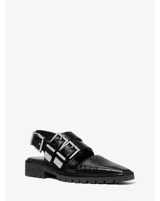 Mk Loafer Slingback Darrington di MICHAEL Michael Kors in Black