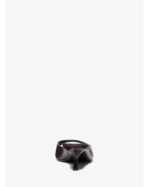 Michael Kors White Mk Arianna Leather Mule