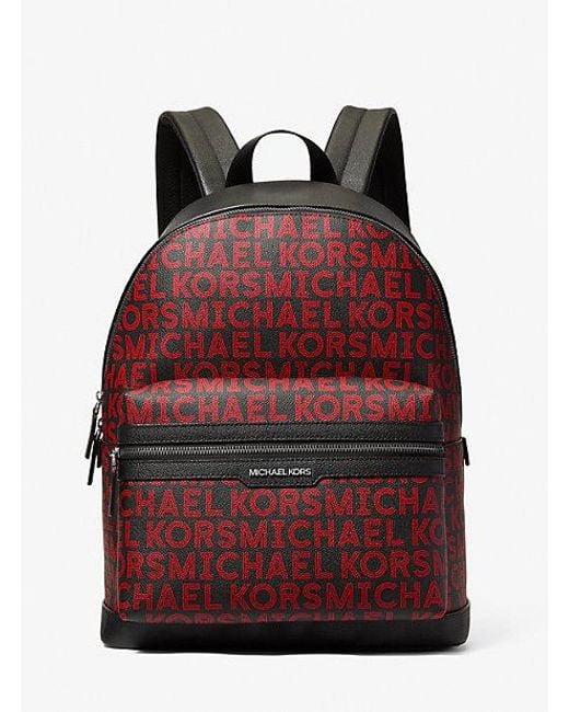 Michael Kors Cooper Medium Graphic Logo Backpack in Red for  display picture 3