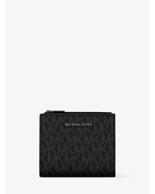 Michael Kors Black Mk Hudson Signature Logo Wallet for men