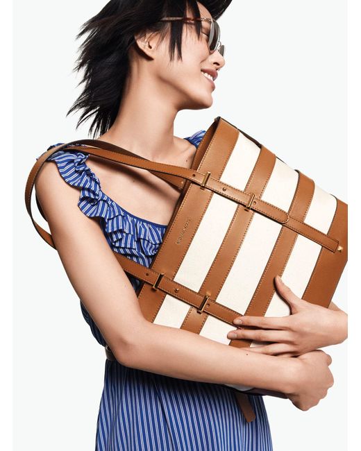 Michael kors marie cage tote sale