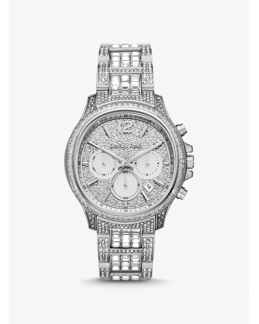 Michael Kors Gray Limited Edition Sage Chronograph Stainless Steel Watch 42mm