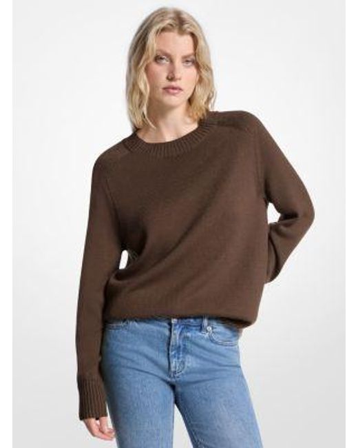 Michael Kors Brown Wool Sweater