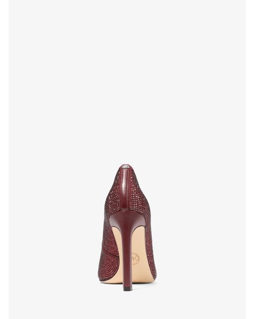 MICHAEL Michael Kors Red Mk Amara Embellished Pump