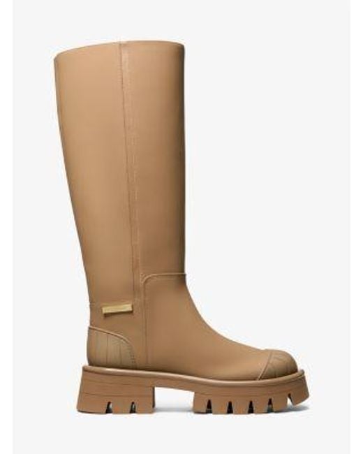 Michael Kors White Sydra Rubber Boot