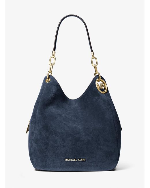Mk Borsa A Spalla Lillie Grande di MICHAEL Michael Kors in Blue