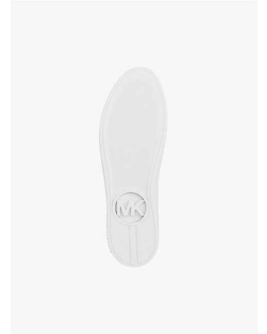 MICHAEL Michael Kors White Mk Scotty Signature Logo Trainers