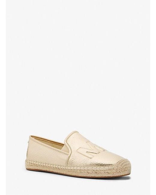 Michael Kors Natural Hastings Metallic Espadrille