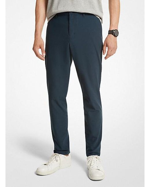 Michael Kors Blue Slim-fit Chino Pants for men