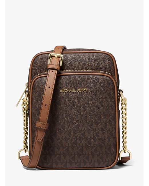 Michael Kors Mirella Small Brown PVC Top Zip Shopper Tote Crossbody Women's  Handbag: Handbags: Amazon.com