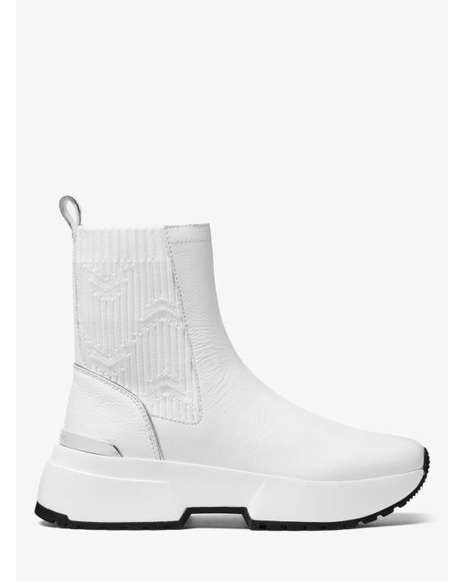 cosmo leather sneaker boot