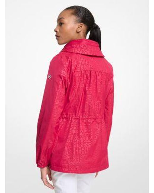 Michael Kors Red Logo Anorak