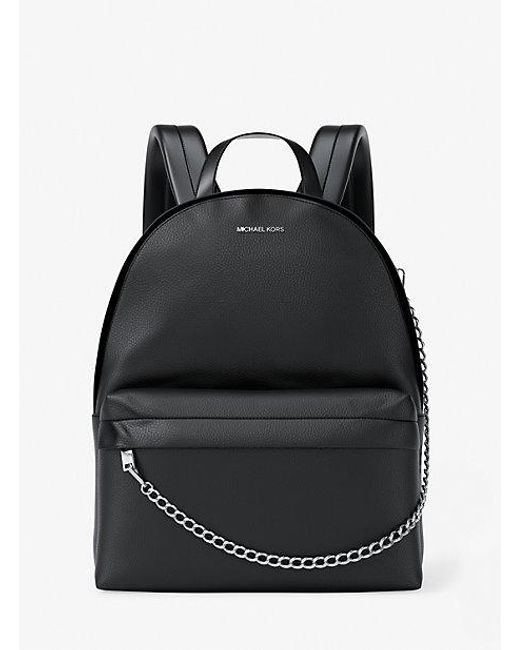 Michael Kors Black Slater Medium Backpack