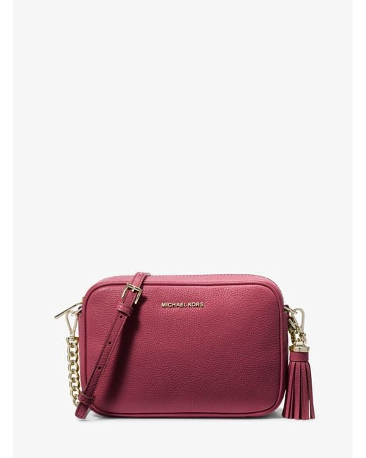 MICHAEL Michael Kors Jet Set Medium Pebbled Leather Crossbody Bag