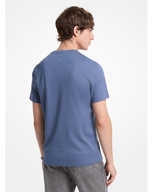 Mkcamiseta De Algodón Michael Kors de hombre de color Blue