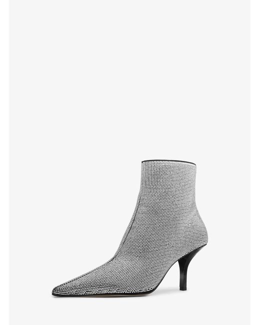 MICHAEL Michael Kors White Mk Selina Embellished Boot