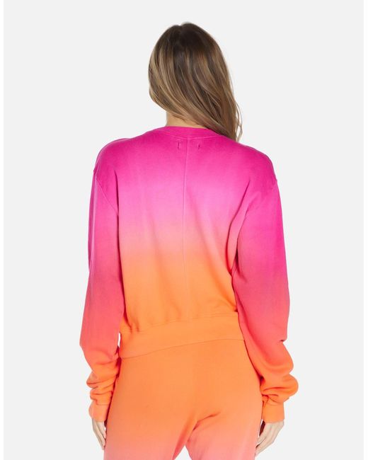 Michael Lauren Pink Exon Pullover