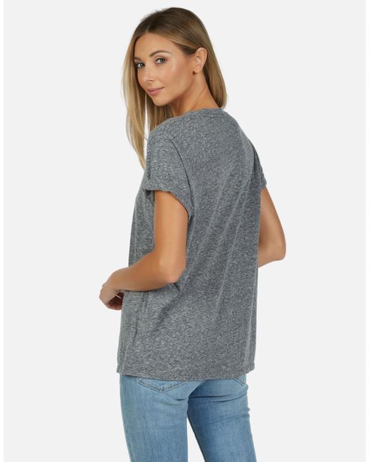 Michael Lauren Gray Manny Core V-neck Tee