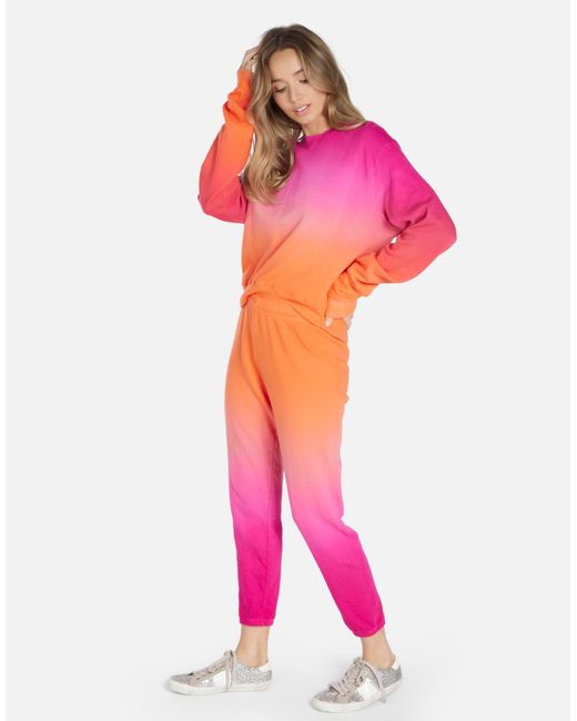 Michael Lauren Pink Exon Pullover