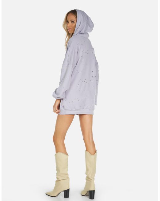 Le Lavender Hoodie Dress 