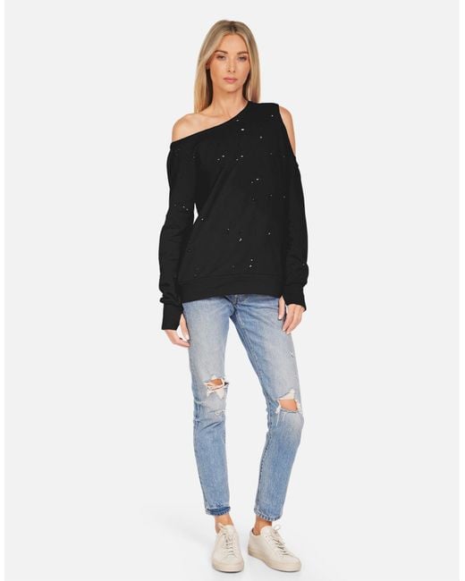 Michael Lauren Black Ventura Pullover