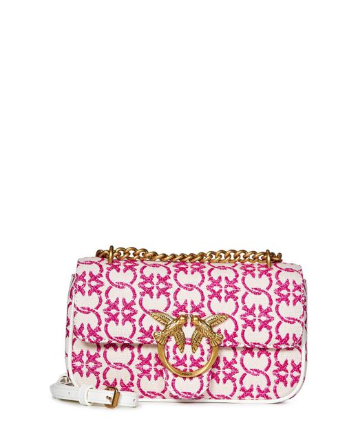 Pinko Pink Mini Love Bag One Shoulder Bag