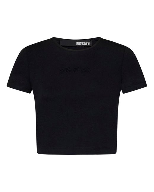 ROTATE BIRGER CHRISTENSEN Black Rotate Birger Christensen T-Shirt