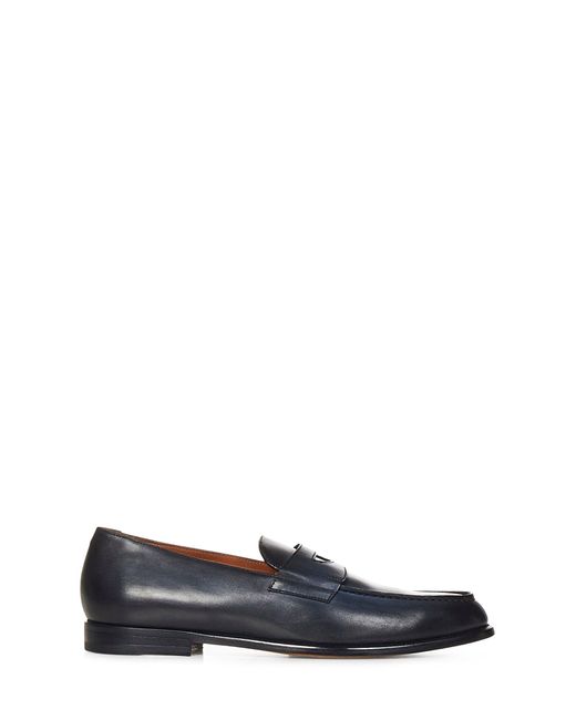 Doucal's Blue "Mario" Loafers for men