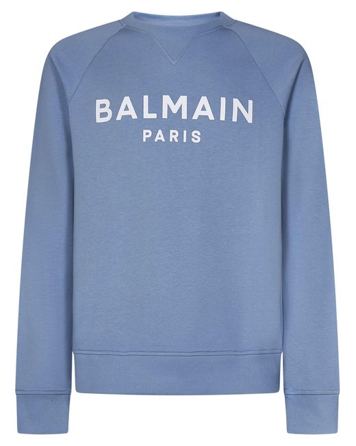 Balmain Blue Sweatshirt for men