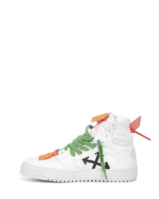 Off-White c/o Virgil Abloh *icon Off-court 3.0 White High Top Sneakers In  Leather And Canvas With Orange Label On The Tip. | Lyst Canada