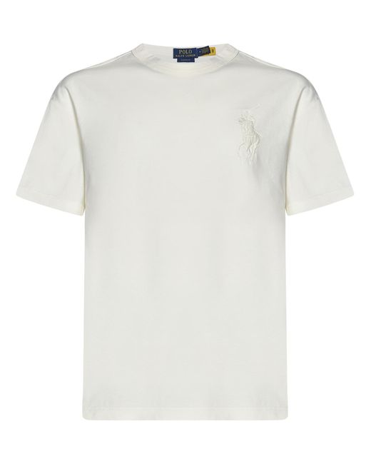 Polo Ralph Lauren White Big Pony T-Shirt for men