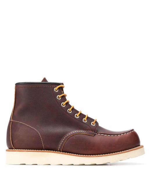 Stivaletti 8138 Classic Moc Toe di Red Wing in Brown da Uomo