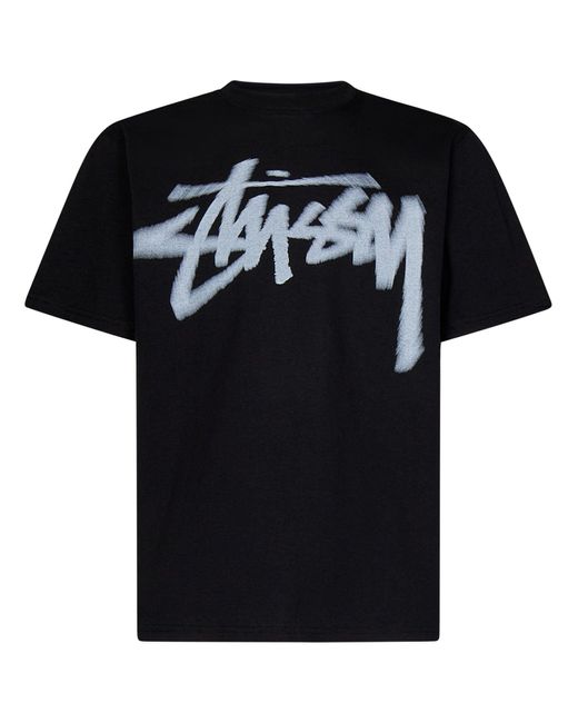 T-shirt Dizzy Stock di Stussy in Black da Uomo