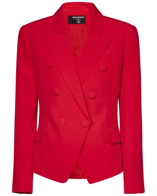 Giacca di Balmain in Red