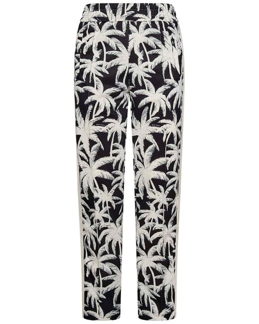 Palm Angels White Track Trousers for men