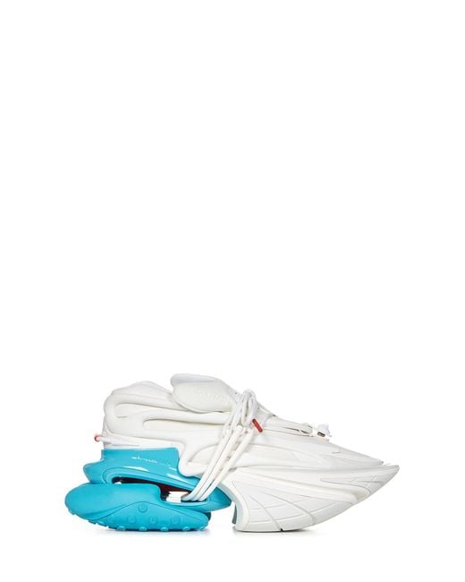 Balmain White ‘Unicorn’ Sneakers for men