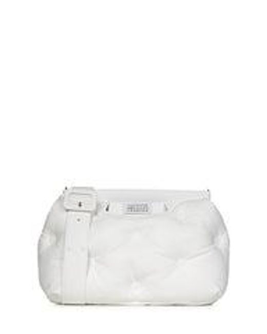 Maison Margiela White 'Glam Slam Medium' Shoulder Bag