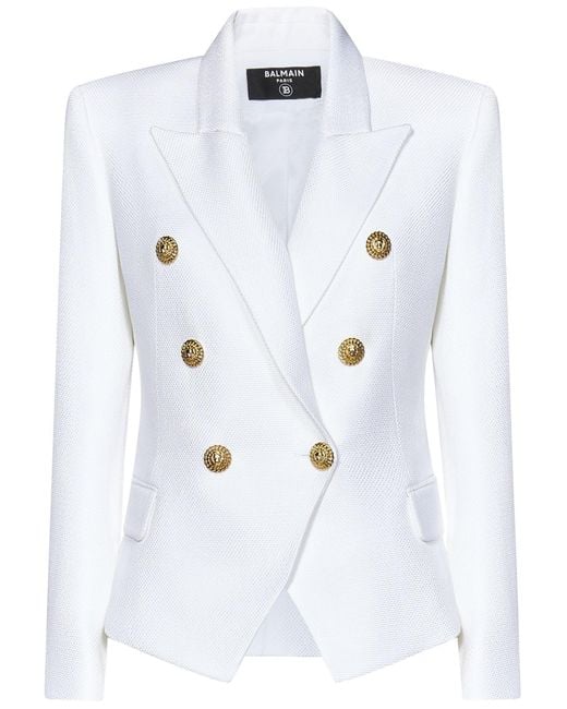 Balmain White Blazer