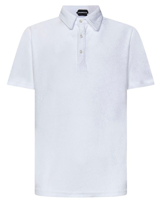 Franzese Collection White Brad Pitt Shirt for men