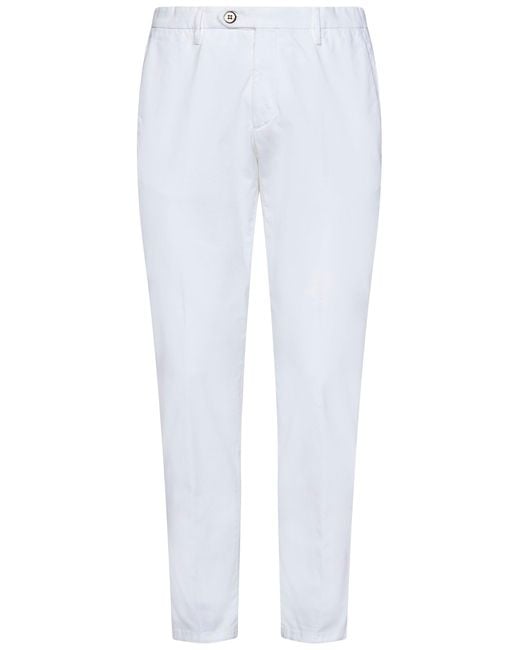Pantalone Tk Am Mc-Brad Plus Capri di Michael Coal in White da Uomo