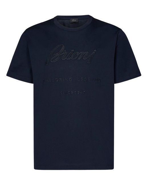 T-Shirt di Brioni in Blue da Uomo