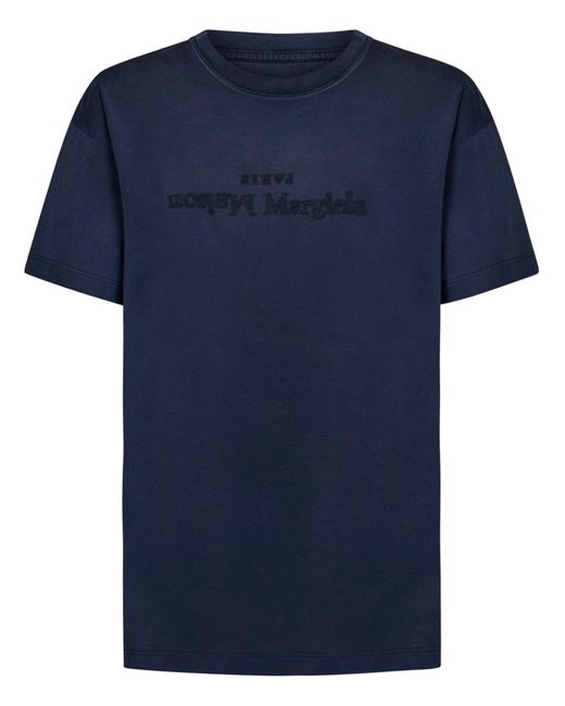 T-Shirt di Maison Margiela in Blue